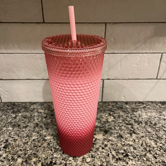 Starbucks Pink Ombré Textured Tumbler - Picture 2 of 6